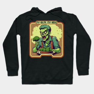 Broccoli zombie healthy life Hoodie